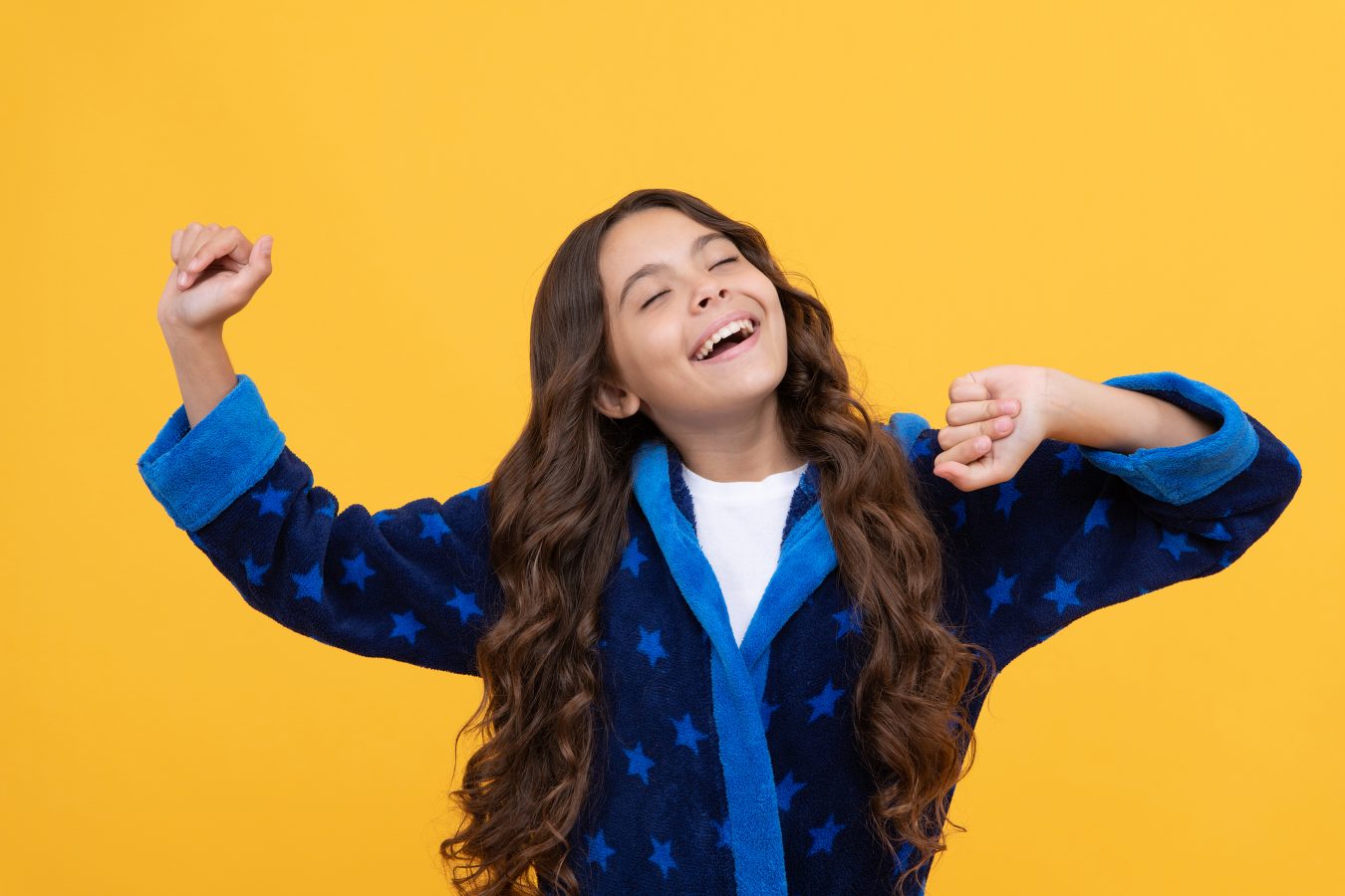 happy-sleepy-child-girl-enjoy-morning-cozy-bathrobe-lazy-weekend